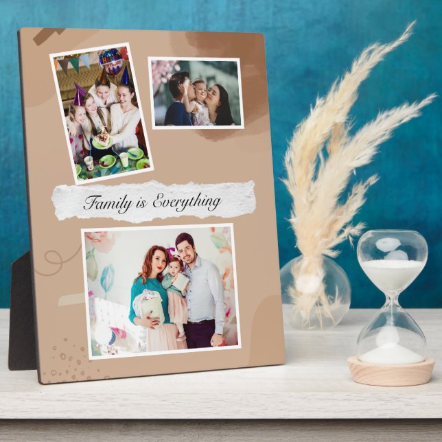 Family is Everything Tabletop plaque 8x10  (Side)