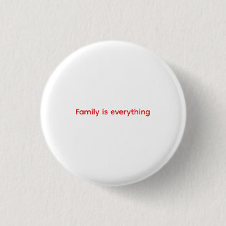 Family Is Everything Throw Pillow 3 Cm Round Badge