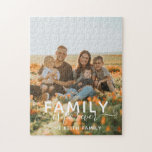 Family Is Forever Photo Jigsaw Puzzle<br><div class="desc">Family Is Forever Photo Jigsaw Puzzle is a great gift you can give your family. Simply change the photo (better if the lower portion is dark),  then edit the details.</div>