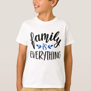 "Family Is" Heart & Vine - Everything Sentiment  T-Shirt