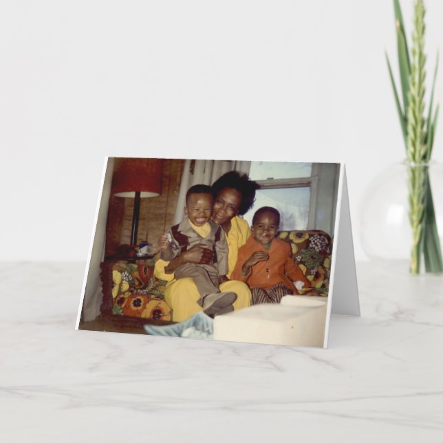 FAMILY IS LAUGHTER GREETING CARD (Front)