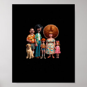 Family Is Like Fudge Funny Quote Sticker  Poster