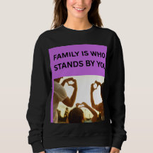 FAMILY IS WHO STANDS BY YOU ❤️