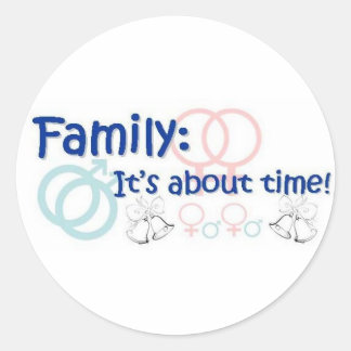 Family-It's About Time sticker