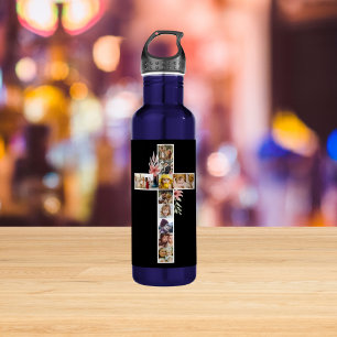 Family Jesus Cross Christian Church Lover 710 Ml Water Bottle
