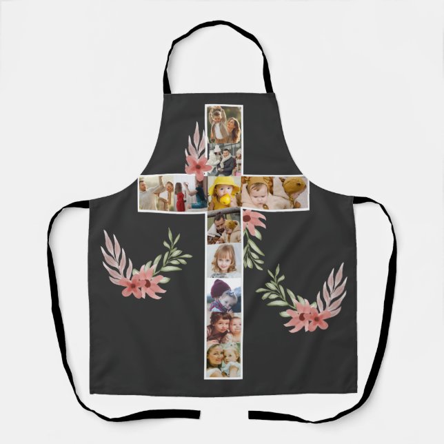 Family Jesus Cross Christian Church Lover Apron (Front)