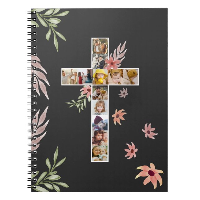 Family Jesus Cross Christian Church Lover Notebook (Front)