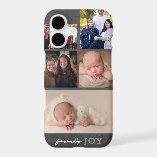 Family Joy 5 Photo Collage Modern