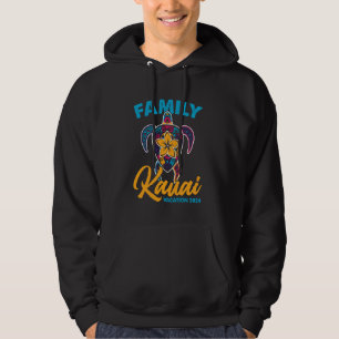 Family Kauai 2024 Hawaiian Vacation Tie Dye Sea Tu Hoodie