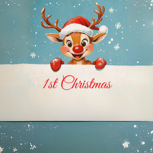 Family Keepsake 1st Christmas Tree Decoration Card