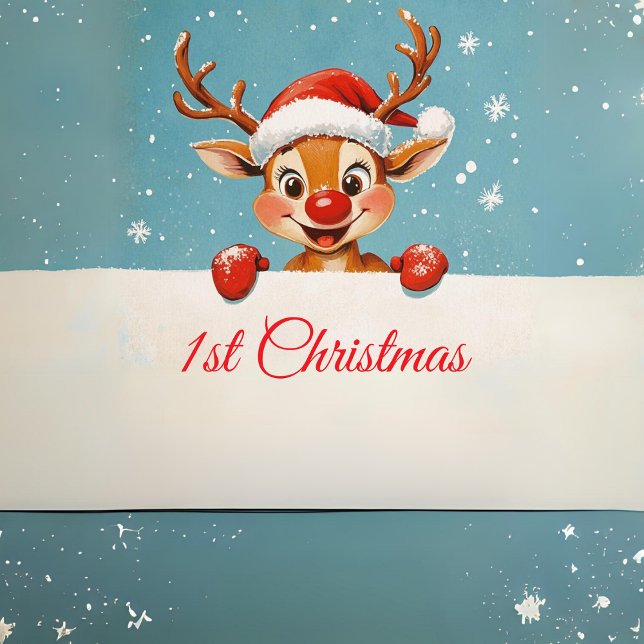 Family Keepsake 1st Christmas Tree Decoration Card (Creator Uploaded)