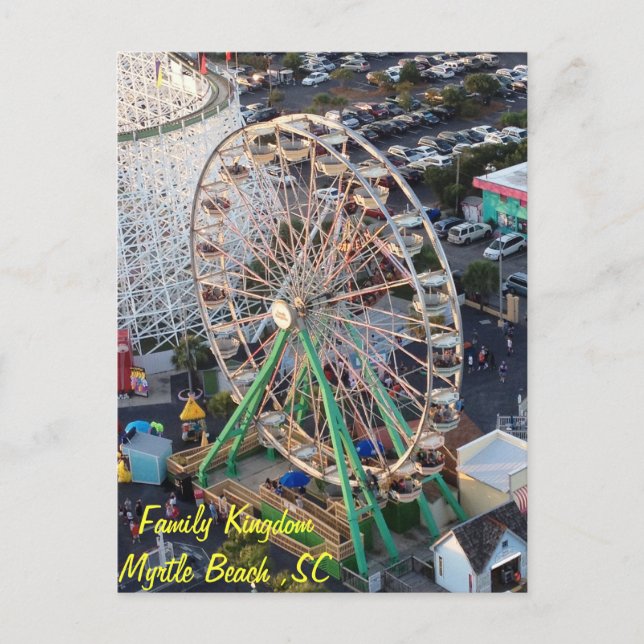 Family Kingdom Carousel Postcard (Front)