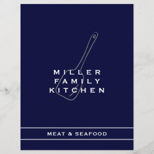 Family Kitchen Meat & Seafood Divider Navy