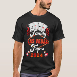Family Las Vegas Trip 2024 Family Squad Vacation M T-Shirt