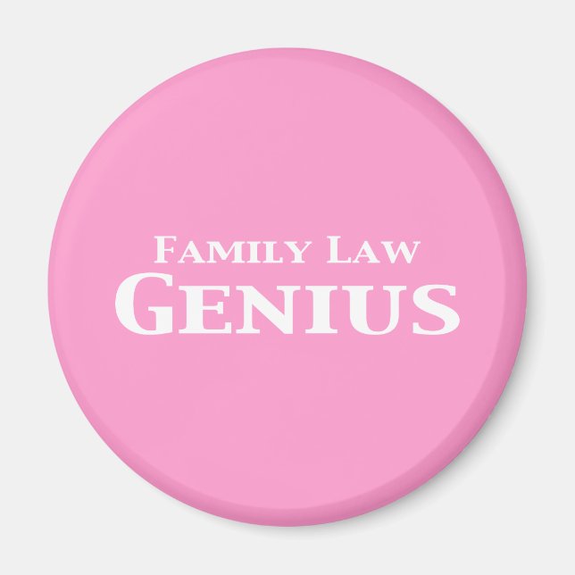 Family Law Genius Gifts Magnet (Front)