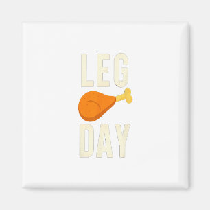 Family Leg Day Thanksgiving Costume For Friends Pa Magnet