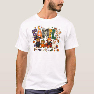 Family Letter Block T-Shirt