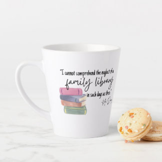 Family Library: Left Handed Latte Mug