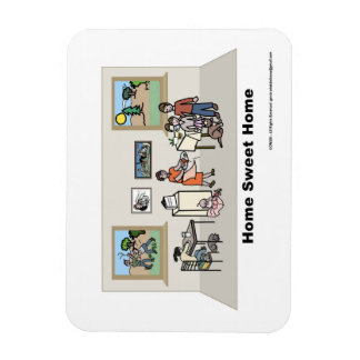 Family Life - Home Sweet Home Magnet