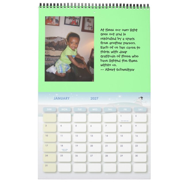 "Family Love" 2011 Calendar (Jan 2027)