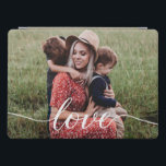 Family Love Script Personalised Photo iPad Pro Cover<br><div class="desc">Using a beautiful and modern script for the word "Love",  this family love photo can be easily personalised with your own favourite family photo on this tablet case. An elegant tablet cover to protect your device and make it personal and memorable. A great gift.</div>