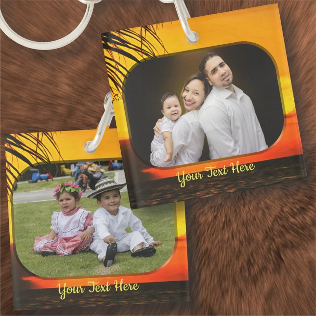 Family Malecon Sunset 2441 Key Ring (Creator Uploaded)