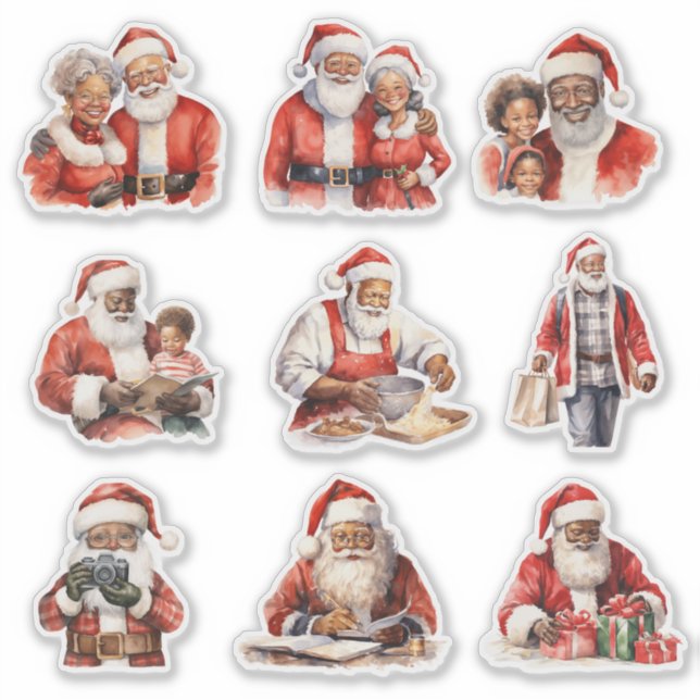 Family Man Black Santa Claus (Front)