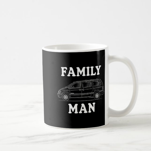 Family Man Minivan Humor For Proud Dad Life Fans C Coffee Mug (Right)