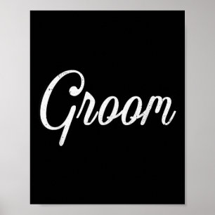 Family Matching Bachelor Bachelorette Party Groom Poster