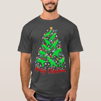 Family Matching Boys Kids Tree Re Dinosaur Christm T-Shirt