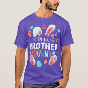 Family Matching BROTHER Bunny Graphic Easter Costu T-Shirt