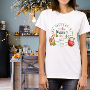 Family Matching Christmas Cookie Baking Crew  T-Shirt