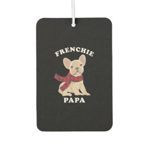 family matching christmas french bulldog gift car air freshener