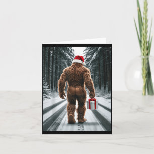Family Matching Christmas Pajama Bigfoot Believe S Card