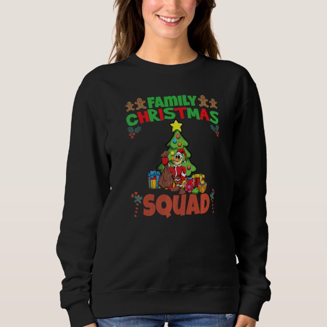 Family Matching Christmas Squad X-Mas Holidays Pre Sweatshirt (Front)