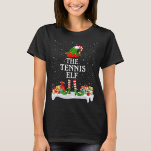 Family Matching Christmas The Tennis Elf T-Shirt
