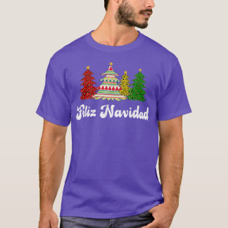 Family Matching Feliz Navidad Spanish Meican Chris T-Shirt