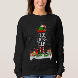 Family Matching Group Christmas The Dog Elf Sweatshirt