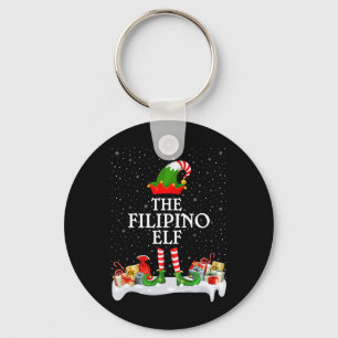 Family Matching Group Christmas The Filipino Elf  Key Ring