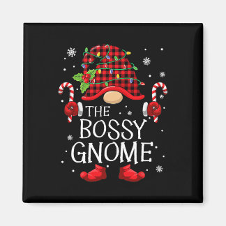 Family Matching Group The Bossy Gnome Christmas  Magnet