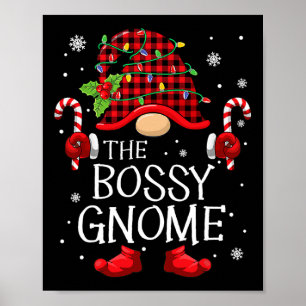Family Matching Group The Bossy Gnome Christmas Poster