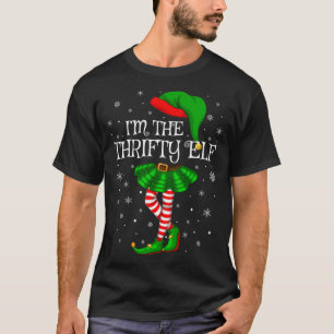 Family Matching I'm The Thrifty Elf Christmas T-Shirt