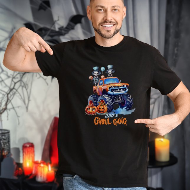 Family Matching Modern Ghoul Gang Halloween Dad T-Shirt (Creator Uploaded)
