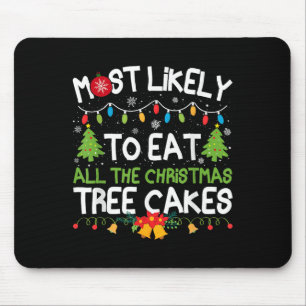 Family Matching Most Likely To Eat All The Christm Mouse Pad