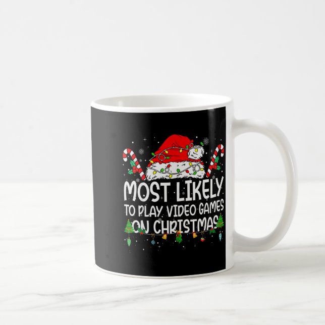 Family Matching Most Likely To Play Video Games On Coffee Mug (Right)