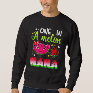 Family Matching One In A Melon Papa Watermelon Sweatshirt