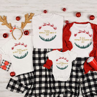 Family Matching Personalised Name/Year Sleighed It