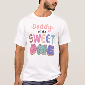 Family Matching Sweet One Birthday Lollipop Candy  T-Shirt