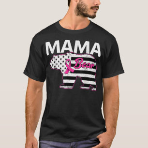Family Matching Tee Mama Bear Breast Cancer Awaren