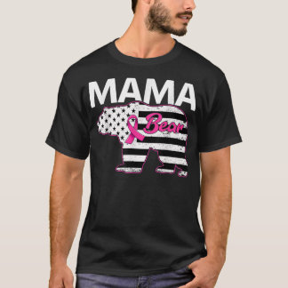Family Matching Tee Mama Bear Breast Cancer Awaren